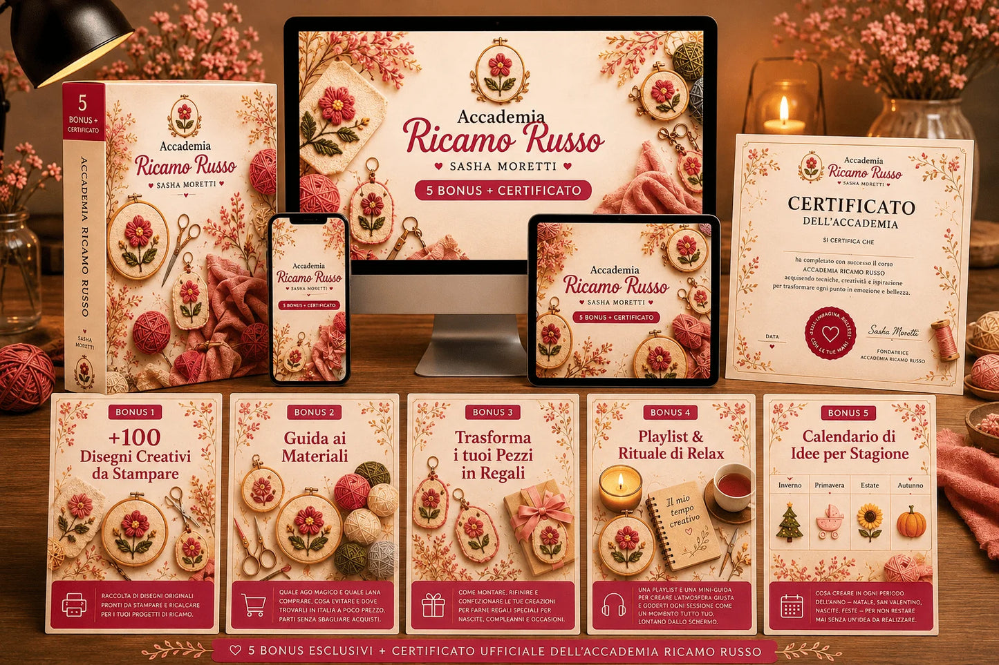 Accademia Ricamo Ruso™ + 5 bonus